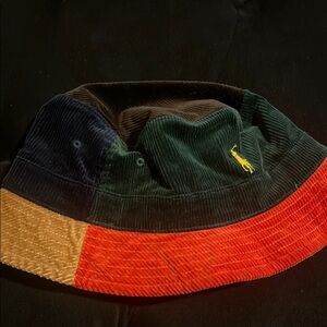 Polo by Ralph Lauren Multicolor Corduroy Bucket Hat